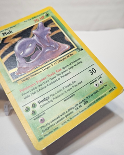 Muk 13/62 Holo Rare Unlimited Fossil Pokemon 852 - Image 5