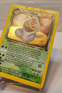 Dark Arbok 2/82 Holo Rare Unlimited SWIRL Team Rocket Pokemon 1279 - Image 3