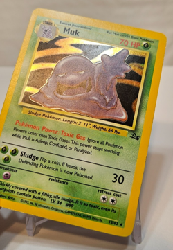 Muk 13/62 Holo Rare Unlimited Fossil Pokemon 1246 - Image 3