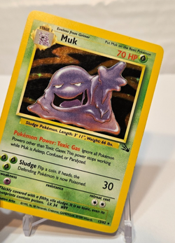 Muk 13/62 Holo Rare Unlimited Fossil Pokemon 1246 - Image 4