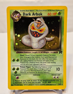 Dark Arbok 2/82 Holo Rare Unlimited Team Rocket Pokemon 1278 - Image 1