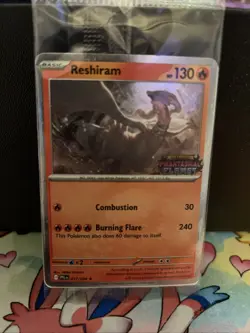 Pokemon Phantasmal Flames Reshiram 017/094 Promo Stamped Sealed TCG - Image 1