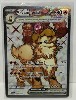 Pokemon TCG: SV01 Scarlet & Violet Base Set - Arcanine ex UR 224/198 - NM - Image 1