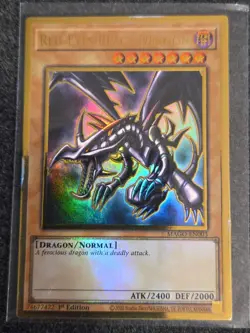 Yugioh! LP Red-Eyes Black Dragon - MAGO-EN003 - Premium Gold Rare - 1st Edition - Image 1