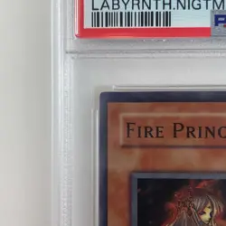 PSA 9 YU-GI-Oh! Fire Princess LON-034 1st Edition Labyrinth of Nightmare MINT - Image 2