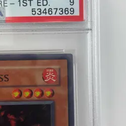 PSA 9 YU-GI-Oh! Fire Princess LON-034 1st Edition Labyrinth of Nightmare MINT - Image 3