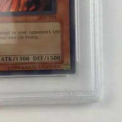PSA 9 YU-GI-Oh! Fire Princess LON-034 1st Edition Labyrinth of Nightmare MINT - Image 4