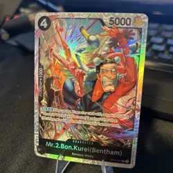 Mr.2.Bon.Kurei Bentham SR Super Rare OP14-091 One Piece TCG English IN-HAND - Image 1