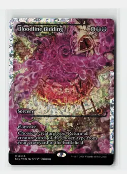 Bloodline Bidding Lorwyn Eclipsed Fracture FOIL Showcase MTG Card - Image 1