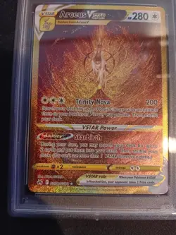 Arceus VSTAR PSA 10 Gold GG70/GG70 Crown Zenith Pokemon Card Full Alt Art Holo - Image 4