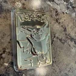 1999 Pokemon Pikachu 23K Gold Plated Trading Card Burger King Limited Edition - Image 1