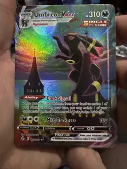 Umbreon Vmax 215/203 Alternate Alt Art Evolving Skies Custom DIY Fan Art Card - Image 1