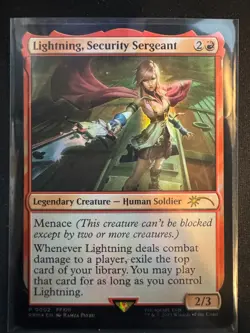 Lightning, Security Sergeant (PROMO) FOIL - P 0002 - Image 1