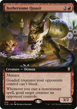 MTG Bothersome Quasit (Extended Art) - 628 / English / Near Mint - Image 1