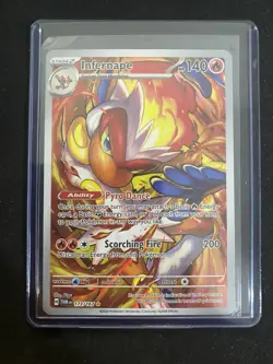 Pokemon TCG Infernape Card 173/167 Twilight Masquerade Illustration Rare - Image 1