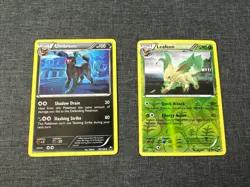 Pokemon Lot Umbreon + Leafeon (dark explorers ) - Image 1