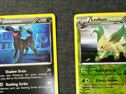 Pokemon Lot Umbreon + Leafeon (dark explorers ) - Image 5