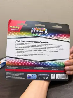 Pokemon TCG: Prismatic Evolutions-(Glaceon)-New Sealed- Cracked Plastic SEE PIC - Image 2