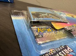 Pokemon TCG: Prismatic Evolutions-(Glaceon)-New Sealed- Cracked Plastic SEE PIC - Image 3
