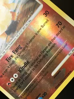 Pokemon TCG Flareon 19/100 Reverse Holo Rare Majestic Dawn LP - Image 2