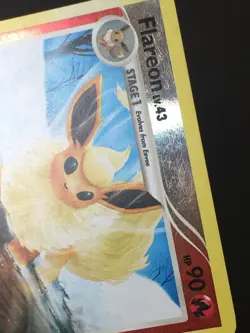 Pokemon TCG Flareon 19/100 Reverse Holo Rare Majestic Dawn LP - Image 3