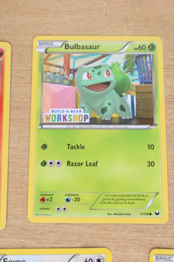 POKEMON Build A Bear Workshop Promo Pikachu Squirtle Eevee Bulbasaur Vulpix LOT - Image 3