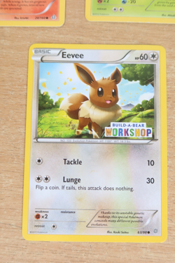 POKEMON Build A Bear Workshop Promo Pikachu Squirtle Eevee Bulbasaur Vulpix LOT - Image 5