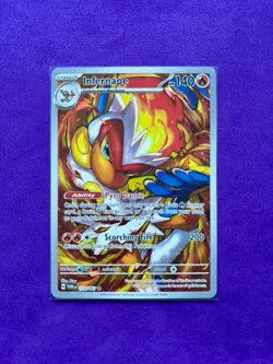 Infernape 173/167 Twilight Masquerade Pokemon card Mint IR Illustration Rare - Image 1