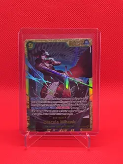 Dracule Mihawk OP14-119 SEC The Azure Sea's Seven ONE PIECE Card Game Japanese - Image 1
