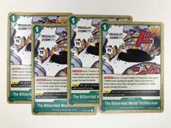 4x One Piece The Billion-fold World Trichiliocosm OP06-038 Uncommon English NM - Image 1