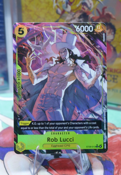 One Piece TCG Rob Lucci ST29-013 Full Art Starter Deck 29 Egghead - Image 1