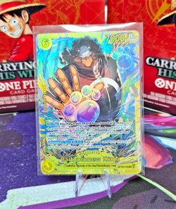 Bartholomew Kuma OP12-119 -Secret Rare-Legacy of the Master One Piece CCG Foil - Image 1