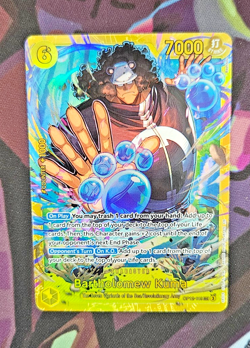 Bartholomew Kuma OP12-119 -Secret Rare-Legacy of the Master One Piece CCG Foil - Image 2