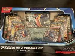 Pokemon TCG Greninja ex and Kingdra ex Special Collection Box New Sealed - Image 1
