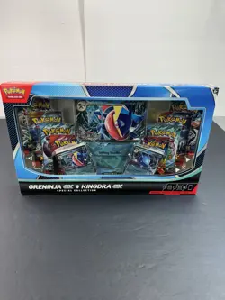 Pokemon TCG Greninja EX & Kingdra EX Special Collection Box - NEW SEALED - Image 1