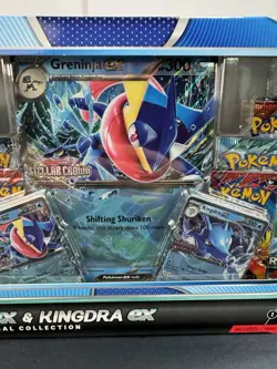 Pokemon TCG Greninja EX & Kingdra EX Special Collection Box - NEW SEALED - Image 4