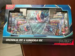 Pokemon TCG Greninja ex and Kingdra ex Special Collection Box New Sealed - Image 1