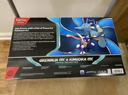 Pokemon TCG Greninja ex & Kingdra ex Special Collection Box 8 Packs NEW/Sealed - Image 2