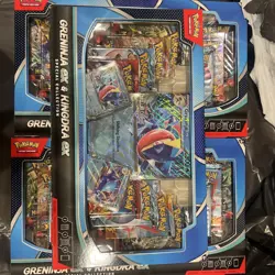 Pokemon TCG Greninja ex and Kingdra ex Special Collection Box New Sealed - Image 1