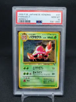 1998 Parasect #47 Japanese Vending Series 1 PSA 10 GEM MT Pokemon TCG - Image 1