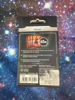 Mulan Disney Lorcana Card Game 65 Sleeves Deck Pack Rise Of Floodborn - Image 2