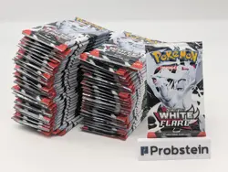 Lot of (56) Pokemon TCG Scarlet & Violet White Flare Booster Packs SEALED - Image 1