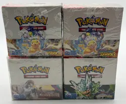 Lot of (4) Pokemon TCG Scarlet & Violet Booster Boxes SSP TWM PAL SEALED NEW - Image 1