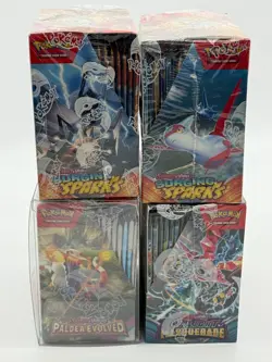 Lot of (4) Pokemon TCG Scarlet & Violet Booster Boxes SSP TWM PAL SEALED NEW - Image 4