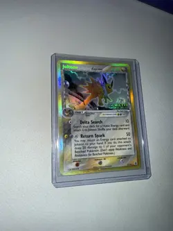 NM! Jolteon (7/113) EX Delta Species Stamped Reverse Holo Rare Pokemon Card! - Image 1
