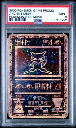 ANCIENT MEW 2000 POKEMON GAME PROMO POKEMON 2000 MOVIE PSA 9 MINT - Image 1