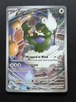 Tornadus 210 Pokemon Center Exclusive STAMPED Promo Holo Card - Image 1