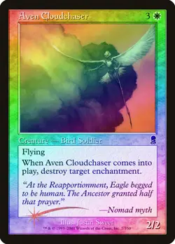 Aven Cloudchaser FOIL Odyssey NM White Common MAGIC GATHERING CARD ABUGames - Image 1