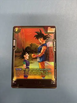 Son Goku Jr. FB08-102 Alternate Art Saiyan's Pride Dragon Ball English Card - Image 1