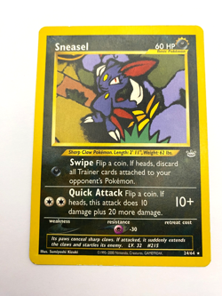 Pokemon Card - Sneasel 24/64 Neo Revelation *EX* Rare - Image 1